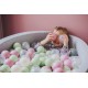 Suchy basen dla dziecka 90x30 cm + 200 piłek - jasnoszary 