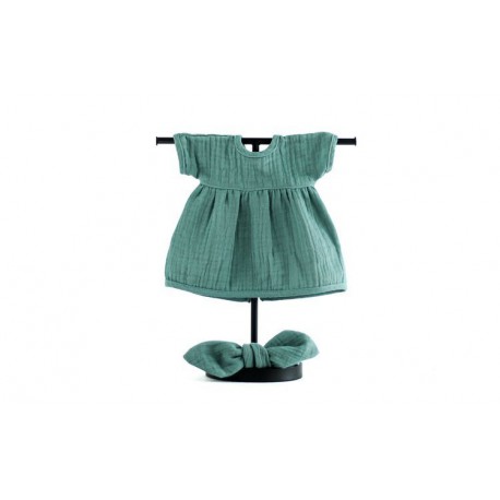Zestaw: sukienka i opaska dla lalki Frosty Green ROZMIAR 38