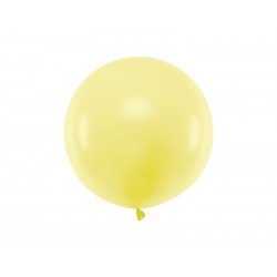 Balon okrągły 60cm, Pastel Light Yellow