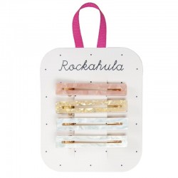 Rockahula Kids - 4 spinki do włosów Pastel Retro Acrylic