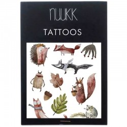 NUUKK - wegański tatuaż dla dzieci AUTUMN FOREST