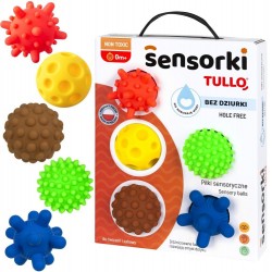 Piłki Sensorki - 5 piłeczek bez dziurek
