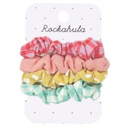 Rockahula Kids - 4 gumki do włosów Colour Pop Scrunchie