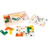 Klocki kształty geometryczne - zabawka Montessori