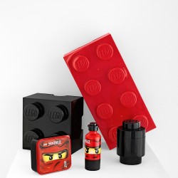 Pojemnik w kształcie klocka LEGO 8 - czerwony
