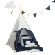 Namiot tipi dla dziecka "Wieczorna baśń" - zestaw mini