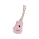 Drewniana gitara - różowa