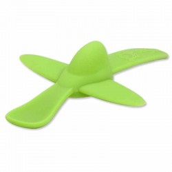 oogaa Green Plane silikonowa łyżeczka do karmienia